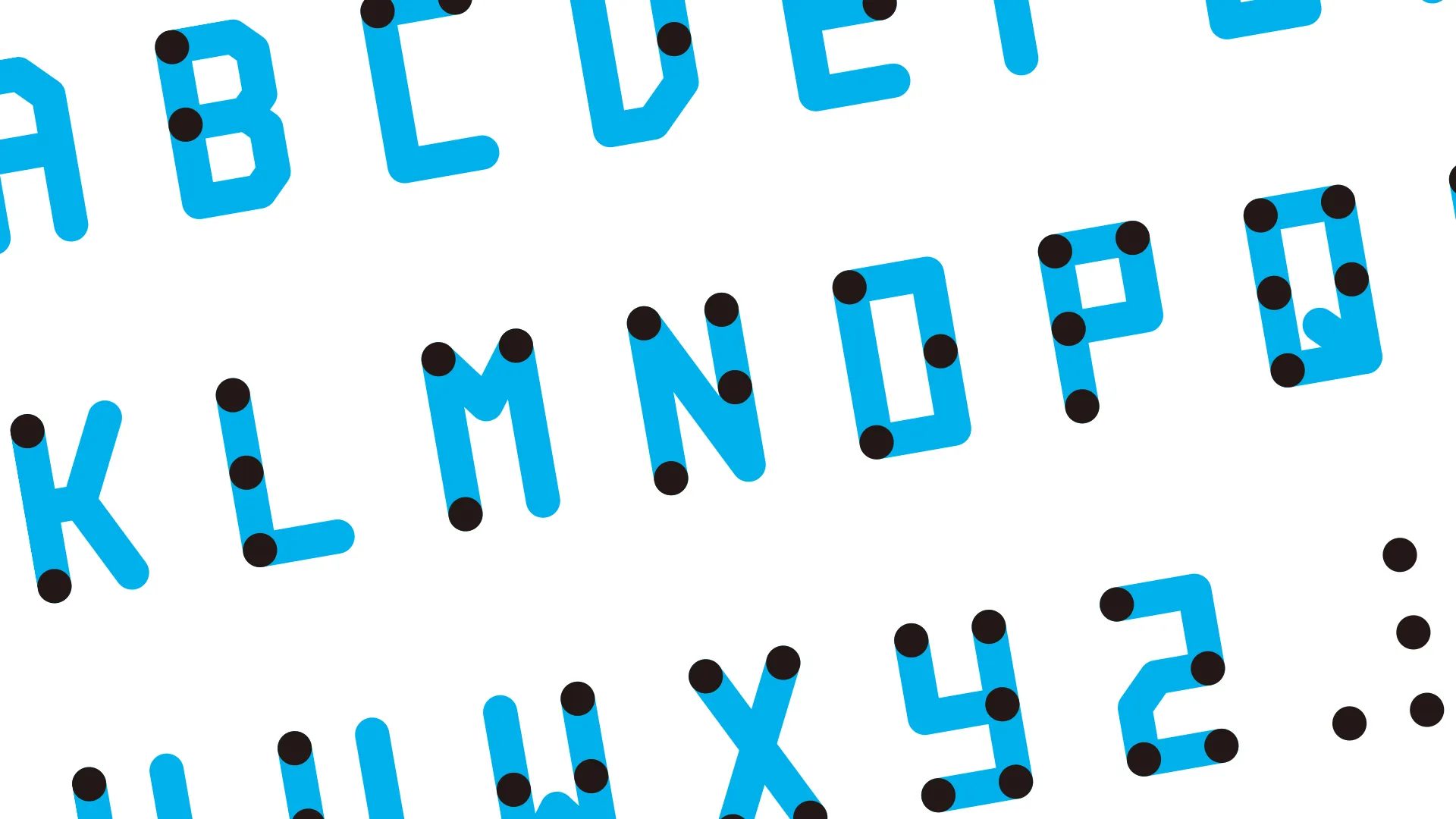 Braille Neue Standard の書体見本
